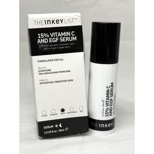 NIB The Inkey List 15% Vitamin C And Egf Serum 30ml